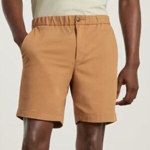 Everlane Men's The Pull On Performance Chino Cotton Short Toasted Coconut S